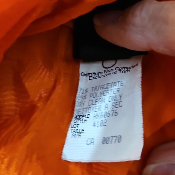 Selina Orange Evening Gown Size 10 - Picture 10 of 13